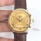 Omega Fake De Ville Gold Roman Dial Brown Leather Strap 39mm Watches(8)_th.jpg